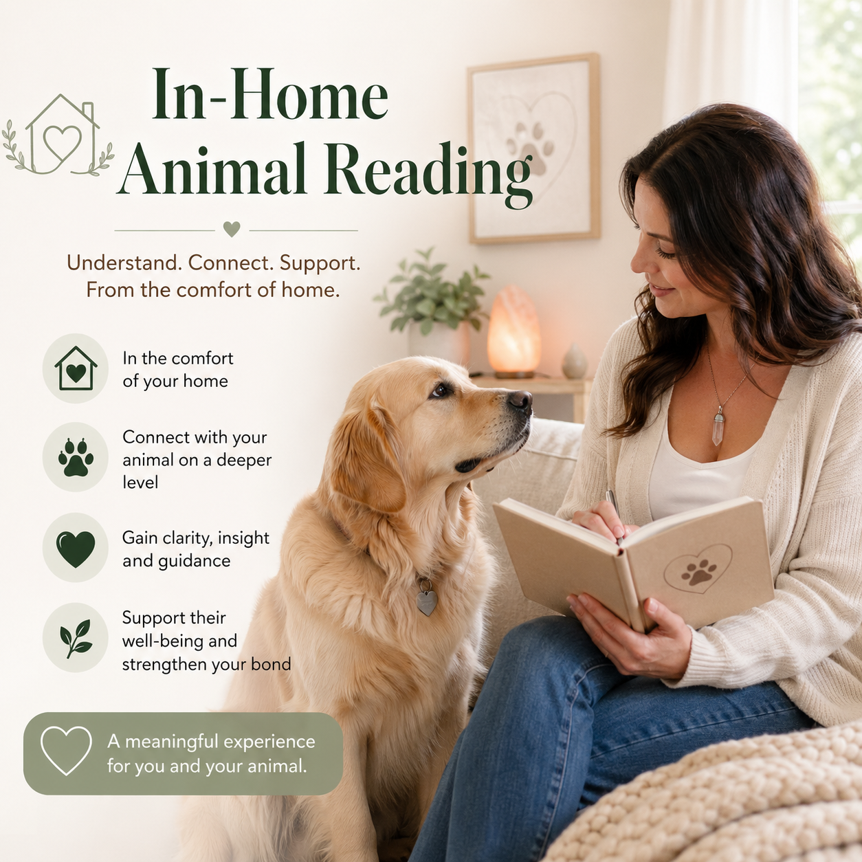 In Home Animal Communication Reading